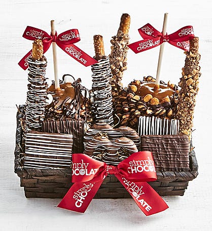 Simply Chocolate Sumptuous Snack Basket